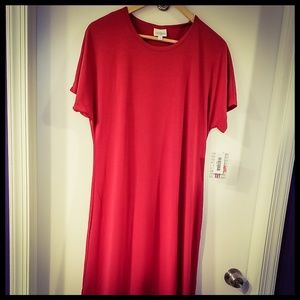Cardinal Red Medium Lularoe Maria New With Tags